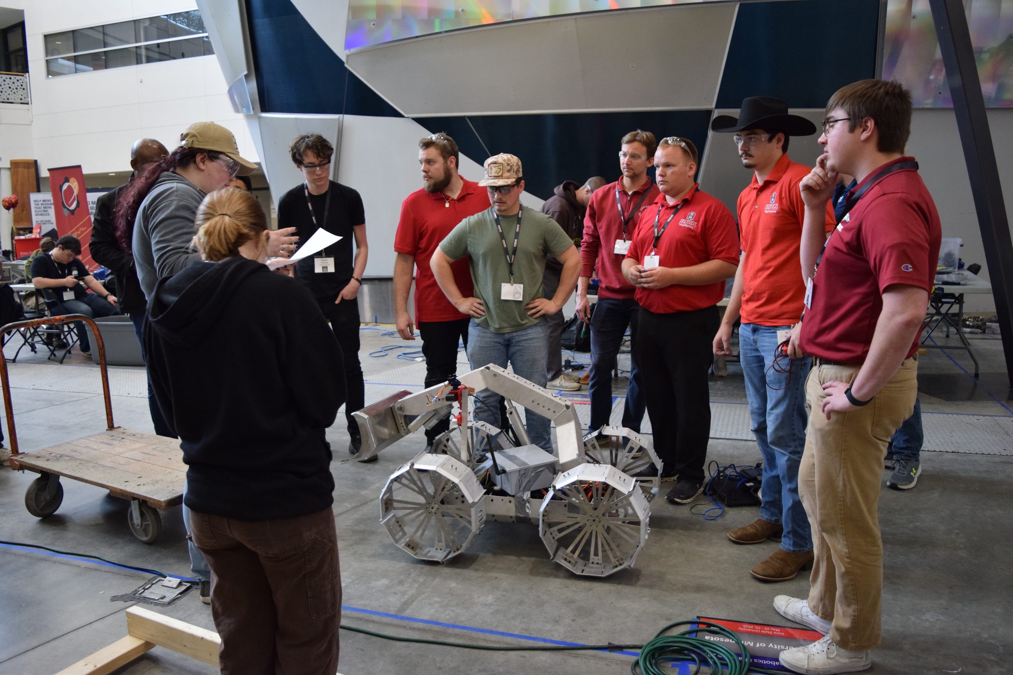 The 2025 team in the pits